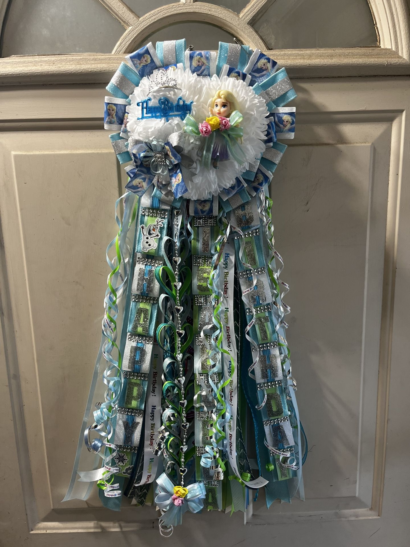 Homecoming Football Mums Or Happy Birthday Mums Heart Shaped Themed Frozen