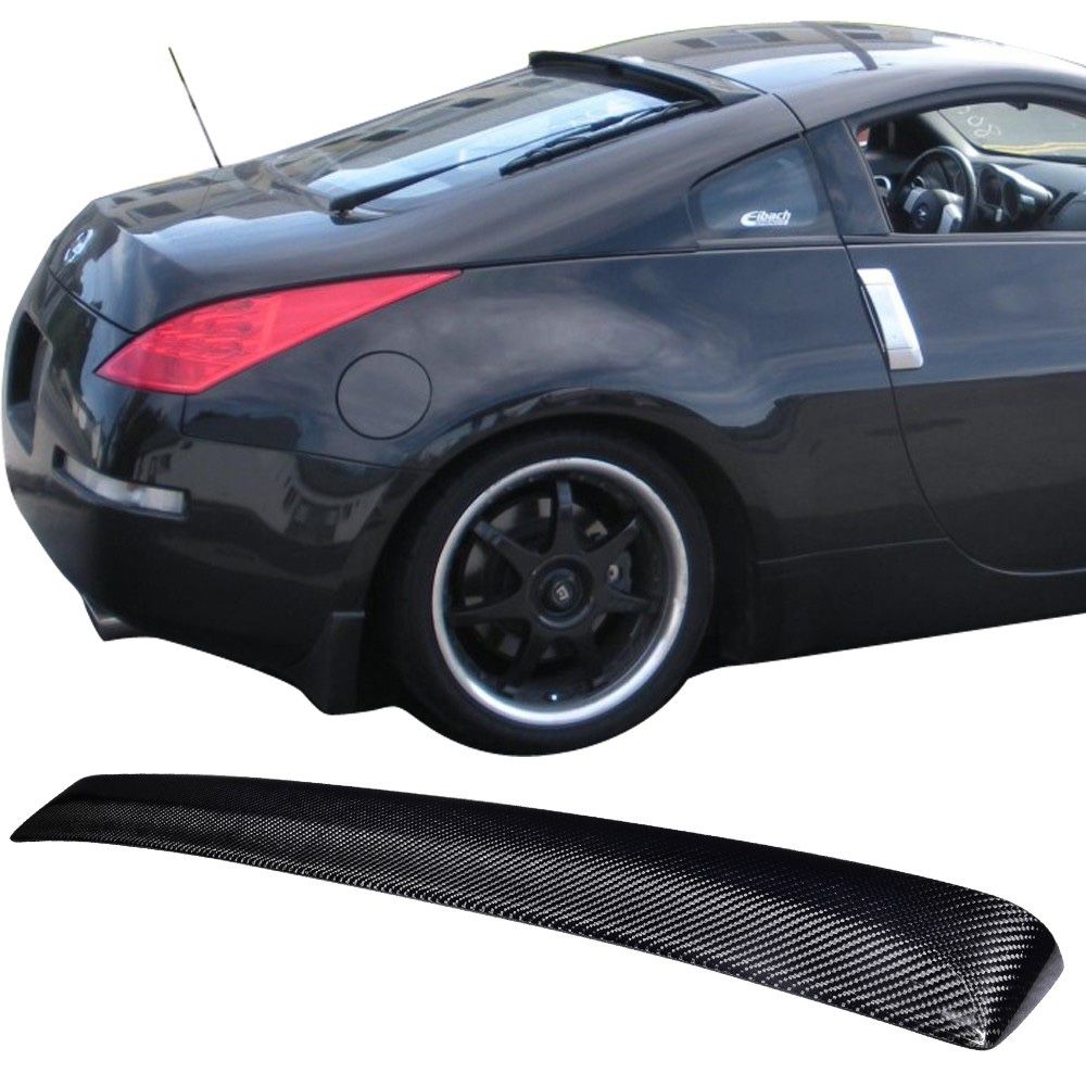 350Z carbon fiber rear window spoiler