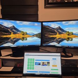 24"curved Monitors