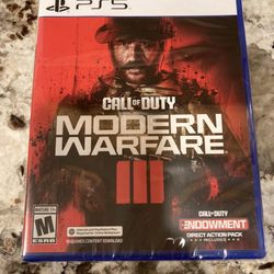 Call of Duty Modern Warfare 3 III Sony PlayStation 5 PS5 ENDOWMENT PACK INCLUDED