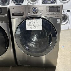 LG Stainless Steel Front Load Washer 