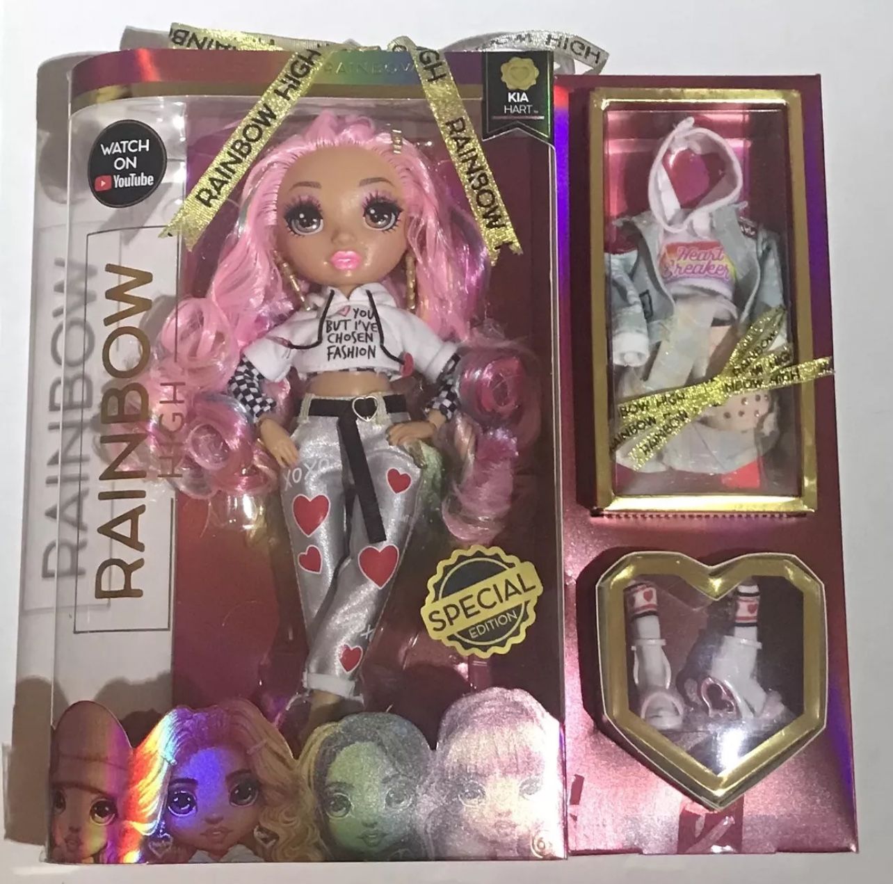 Rainbow High Valentines Special Edition Kia Hart Fashion Doll NEW/UNOPENED/VHTF