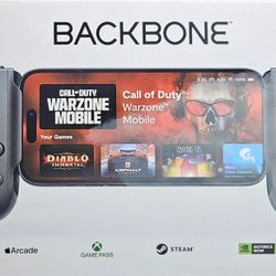 Backbone - One (Lightning) - Mobile Gaming Controller for iPhone - 2nd Gen - Black 