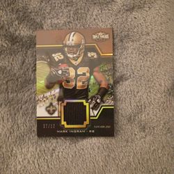 Mark Ingram Authentic Triple Threads Card