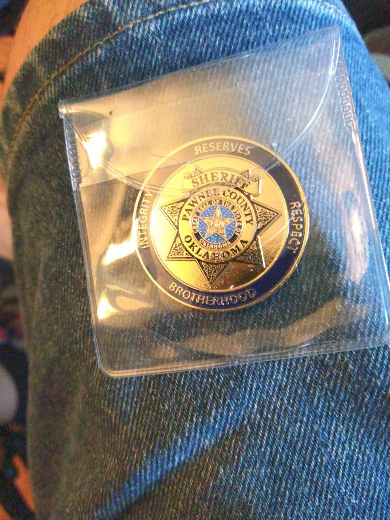 Pawnee Oklahoma Sheriff Medal Coin 