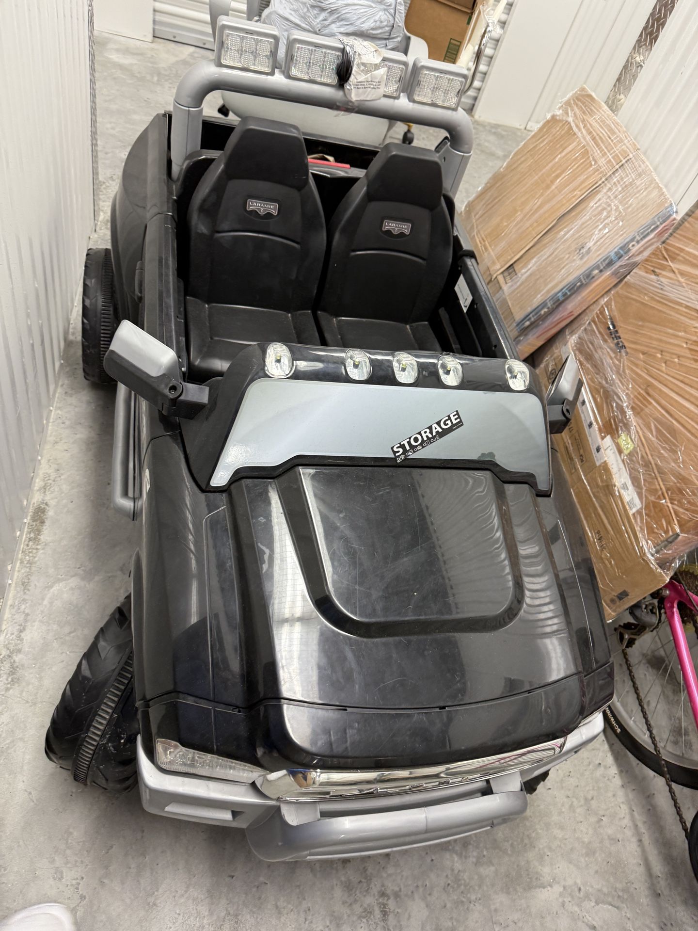 Kids Trax Ram 3500 dually, 12 volt Battery Powered Ride On BLACK