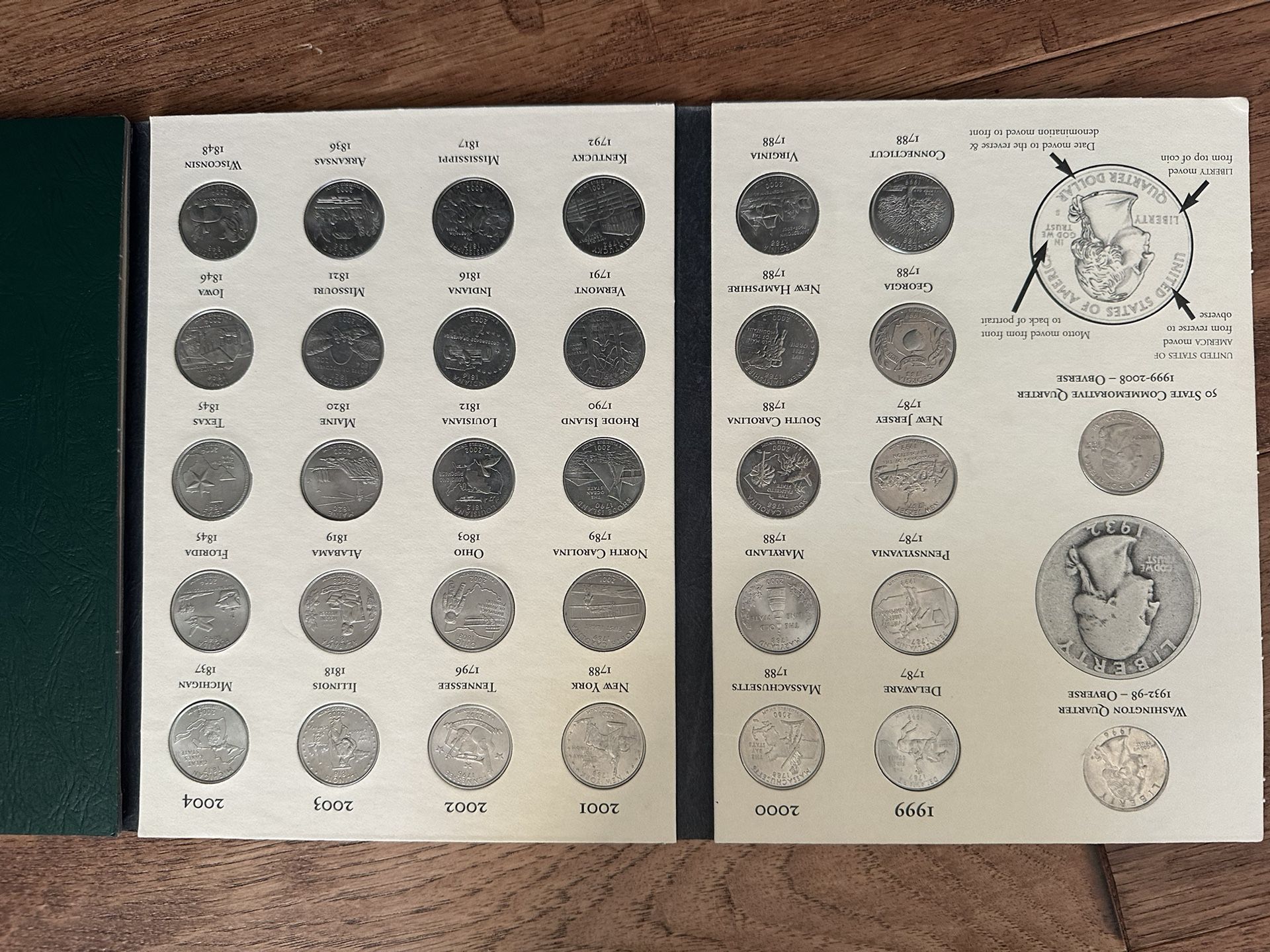 Commemorative Fifty State Quarter Collection 