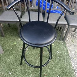 Black Bar Stool 