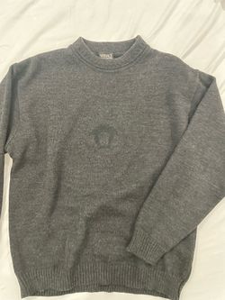 Versace sweater Gray slim medium