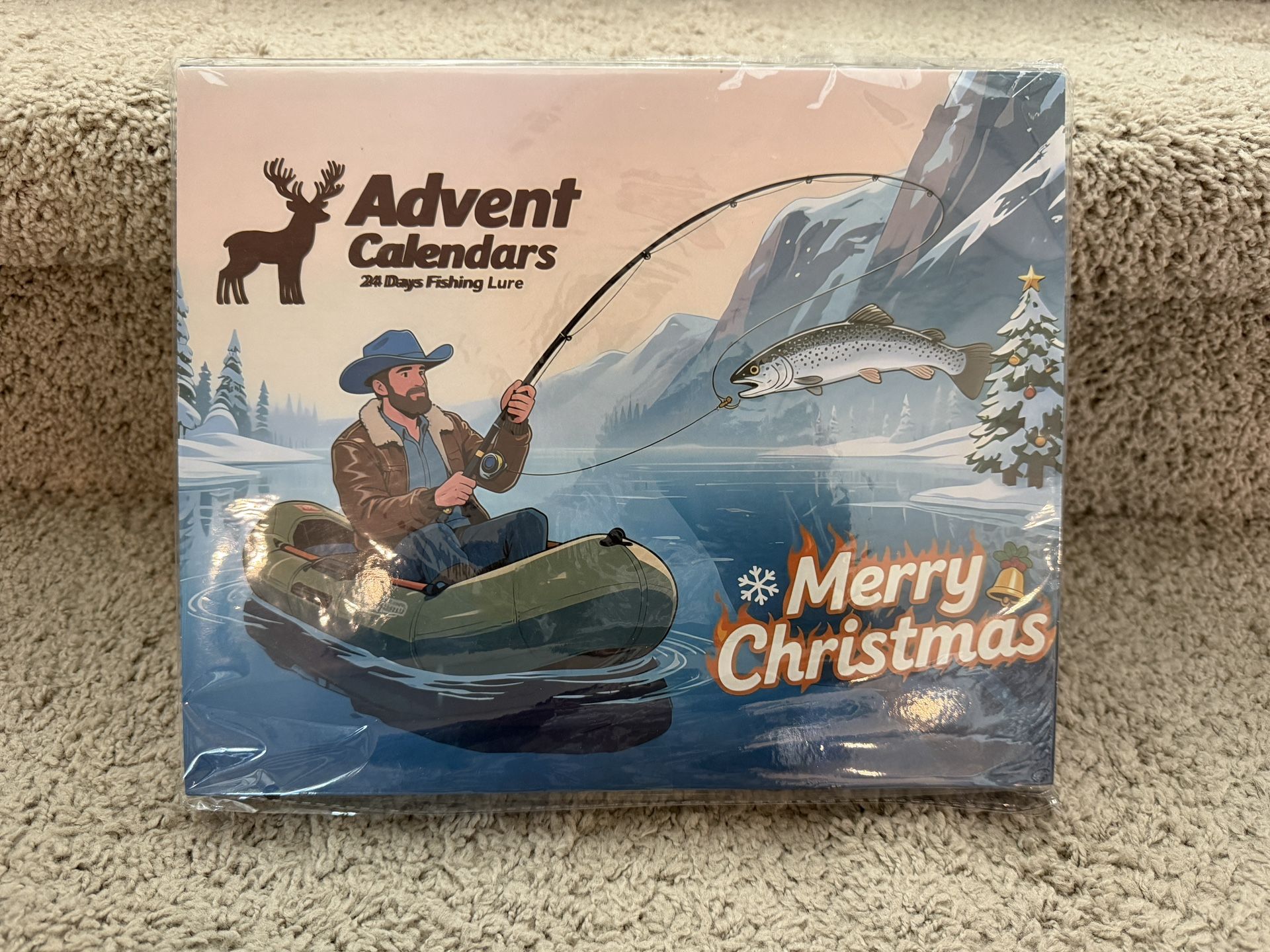 Brand New 2025 Fishing Lure Advent Calendar - Christmas Gift for Men