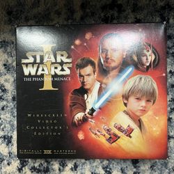 Star Wars The Phantom Menace Widescreen Video Collector's Edition