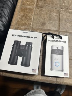 Video Doorbell And Binoculars 