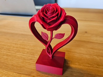Flower and Heart decoration stand