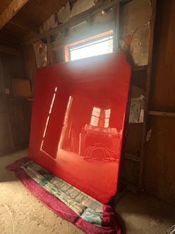 Red Truck Tonneau Cover