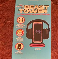 MrBeast Tower Headset Stand Holder 🎧 | Gaming Setup Desk Accessory | RGB Style Headphone Display
