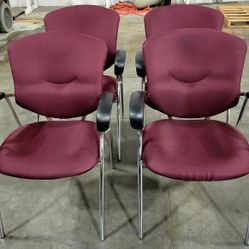 50 Soft Cushion Burgundy Chairs