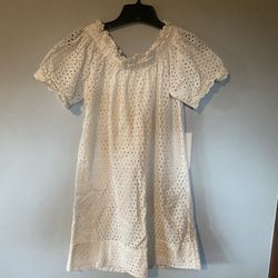 Gretchen Scott white eyelet dress / cover up in small