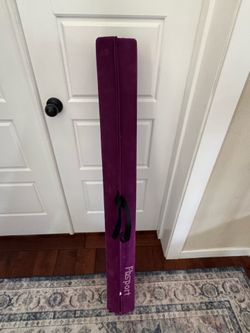 FBSPORT 8/10ft Balance Beam: Folding Floor Gymnastics Beam