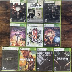 Xbox 360 Games $10 each