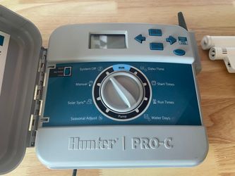 Hunter Pro C PC-400i 7-zone controller