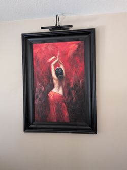 Fine art painting called flamenco dancer