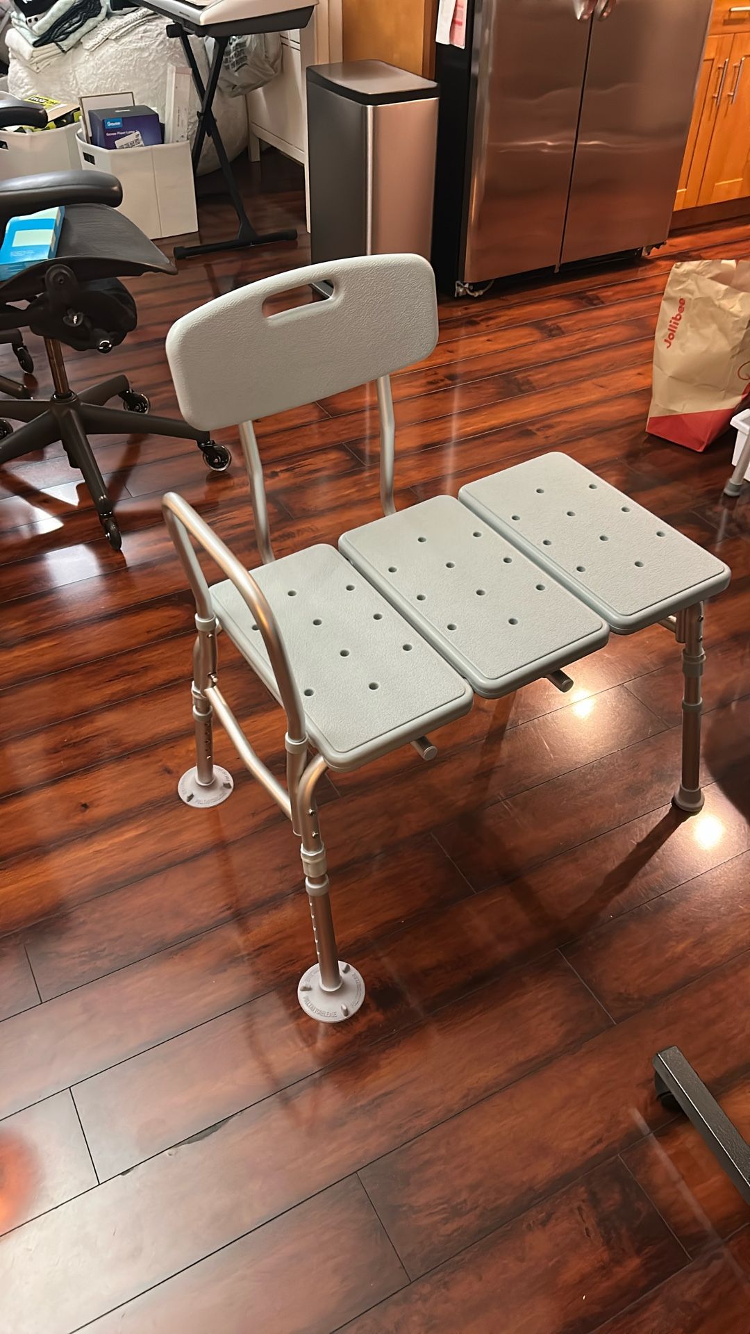 $40 New Adjustable Transfer Bench For Bath/Shower 