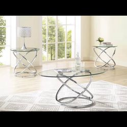 Coffee Table And End Tables 