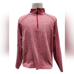 Columbia Size Large Red Half Zip Pullover Jacket