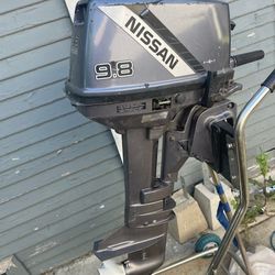 Nissan Outboard  9.8 HP For Boat 