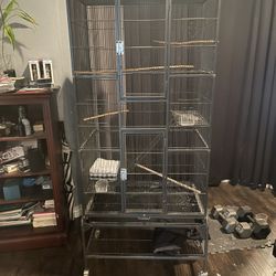 Large Bird Cage 6 ‘ X 2 1/2 ‘ X 2’ 