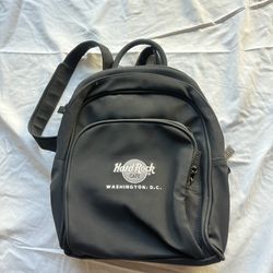 Hard Rock Cafe Washington D.C. Black Backpack 