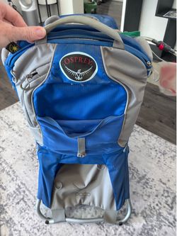 Blue Osprey Poco Plus hiking pack