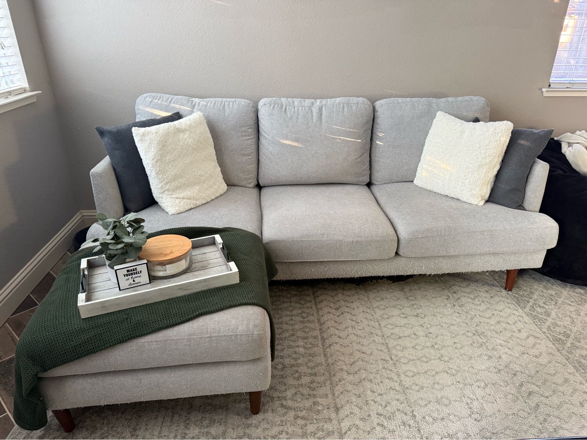 Grey couch