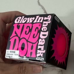 Nee Doh Glow  In The Dark Pink