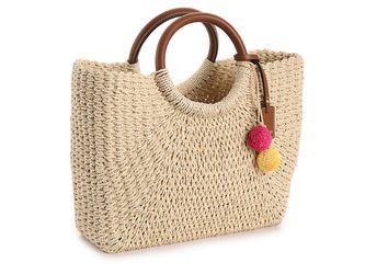 New! Fossil Woven Tote