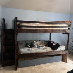 Custom Made Queen Size Bunk Bed