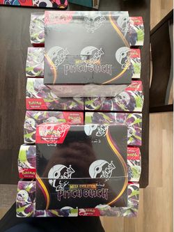 Pokemon Pitch Black Booster Box Display