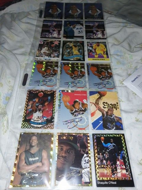 Shaquille O Neal Lot With Rookies