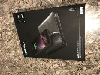 Nomad iPhone charging wallet