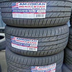 245/50ZR18 Set Of 4 American New Tires 