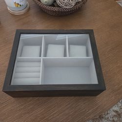 Wooden Jewelry Organizer Tray