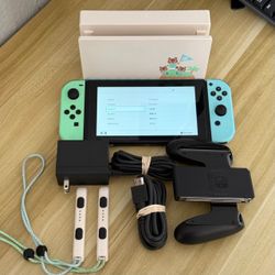 Nintendo Switch Console Animal Crossing Edition Complete
