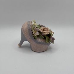 vintage style flower shoe