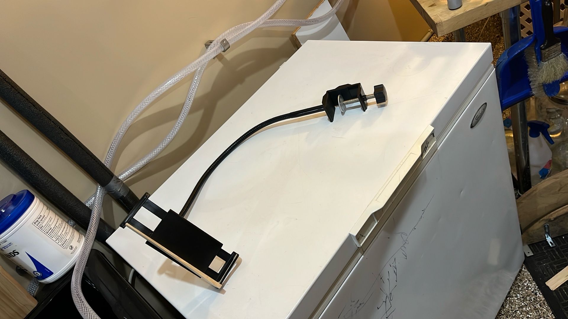 Laptop and phone holder