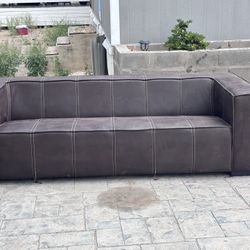 Suede Couch 