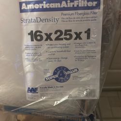 American Air Filter 16×25×1 3 piece