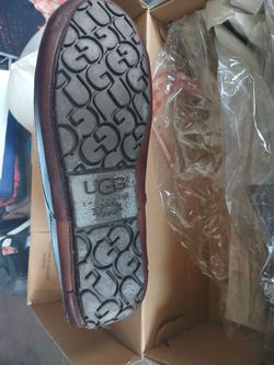New Men's UGG Ascot Leather Slippers