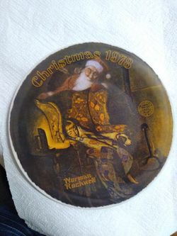 Only limited edition of CHRISTMAS DREAM PAINTED IN1923 BY NORMAN ROCKWELL CERTIFIED PLATE#14869 D 1978