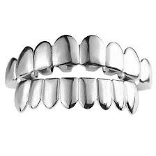 925 Silver Grillz 6pieces 