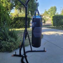 Boxing stand and bag